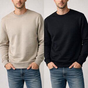 C81 Essentials Fleece Jersey Sweatshirt Bundle of 2 SM NWT